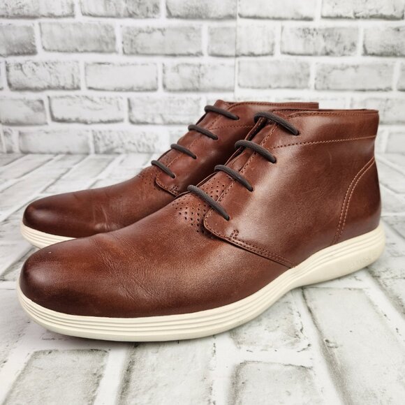 Cole Haan Grand Tour Men's Size 11 M Brown Leather Casual Comfort Chukka Boots - Picture 3 of 11